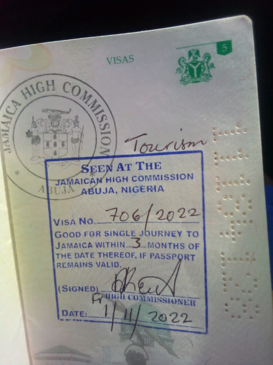 Jamaica Visa Tourist Visa Converted To Work Visa Exclusive Health
